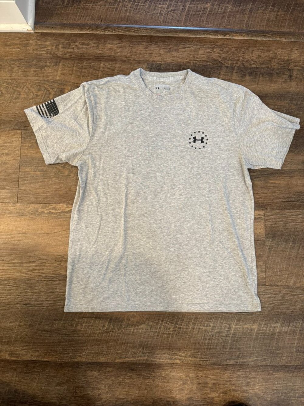 Under Armour Gray Wounded Warrior Project T-Shirt - Men's XL